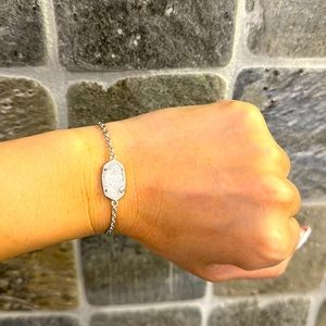 Kendra Scott Elaina Silver Adjustable Chain Bracelet